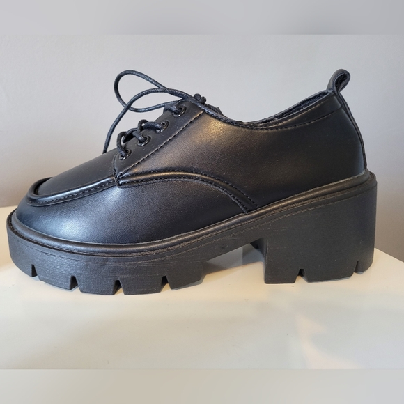 Chunky Goth Oxfords, BNWT, Size 38 - Picture 8 of 10